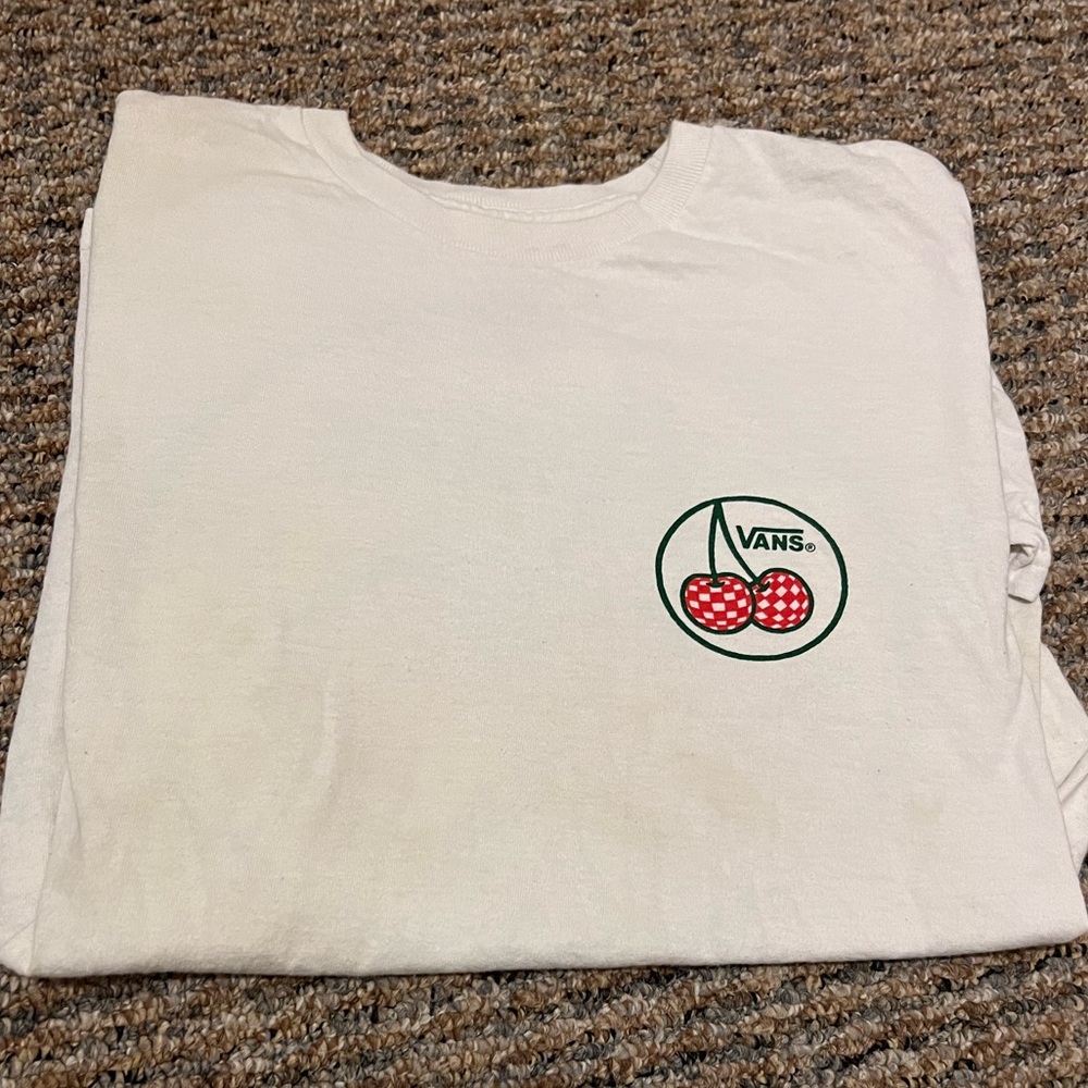 vans cherry tee shirt